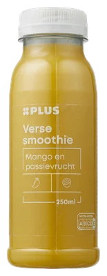 PLUS Verse smoothie mango spinazie chia Fles 250 ml