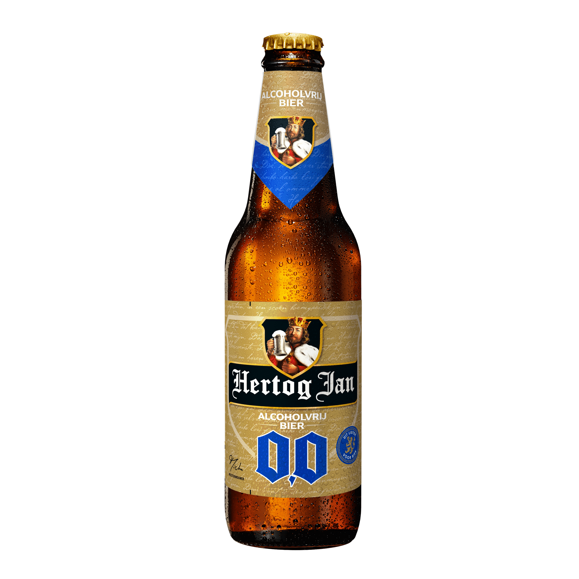 Hertog Jan 0.0 Alcoholvrij bier Fles 300 ml