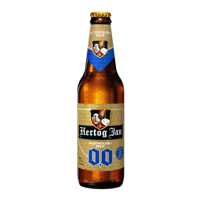 Hertog Jan 0.0 Alcoholvrij bier Fles 300 ml