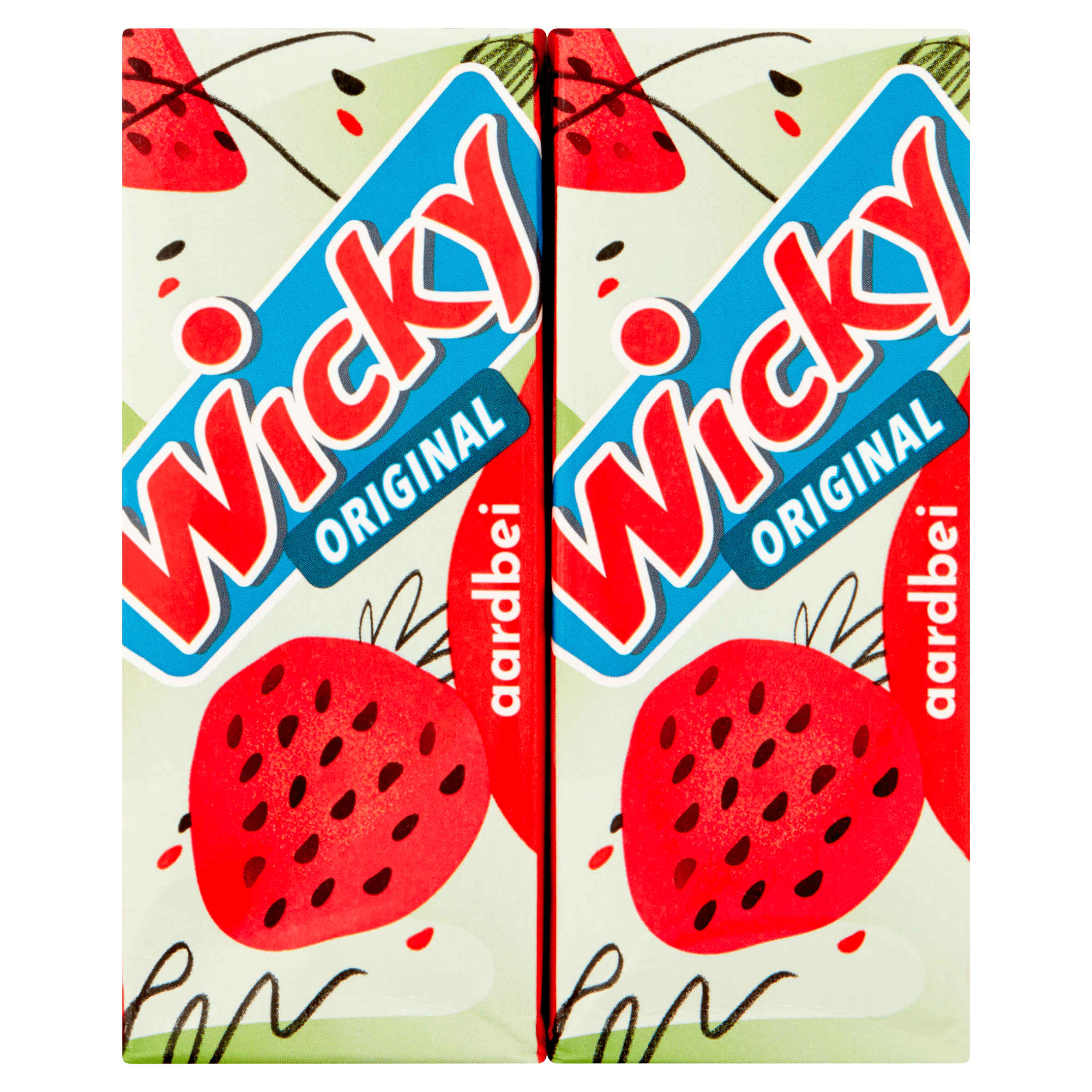 Wicky Original aardbei 6-pack Set 1200 ml