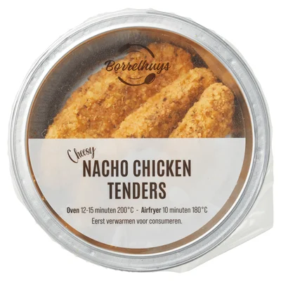 Het Borrelhuys Nacho chicken tenders Bakje 130 g