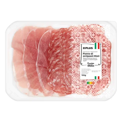 PLUS Piatto di antipasti Misti Blister 100 g