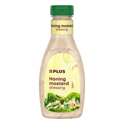 PLUS Sladressing honing-mosterd Tube 450 ml