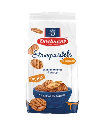 Daelmans Mini Stroopwafels Caramel Stazak 25 st