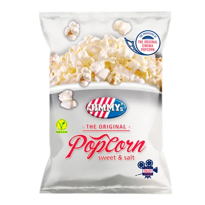 Jimmy's Popcorn original sweet &amp; salt Zak 100 g
