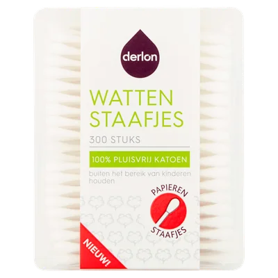 Derlon Papieren wattenstaafjes