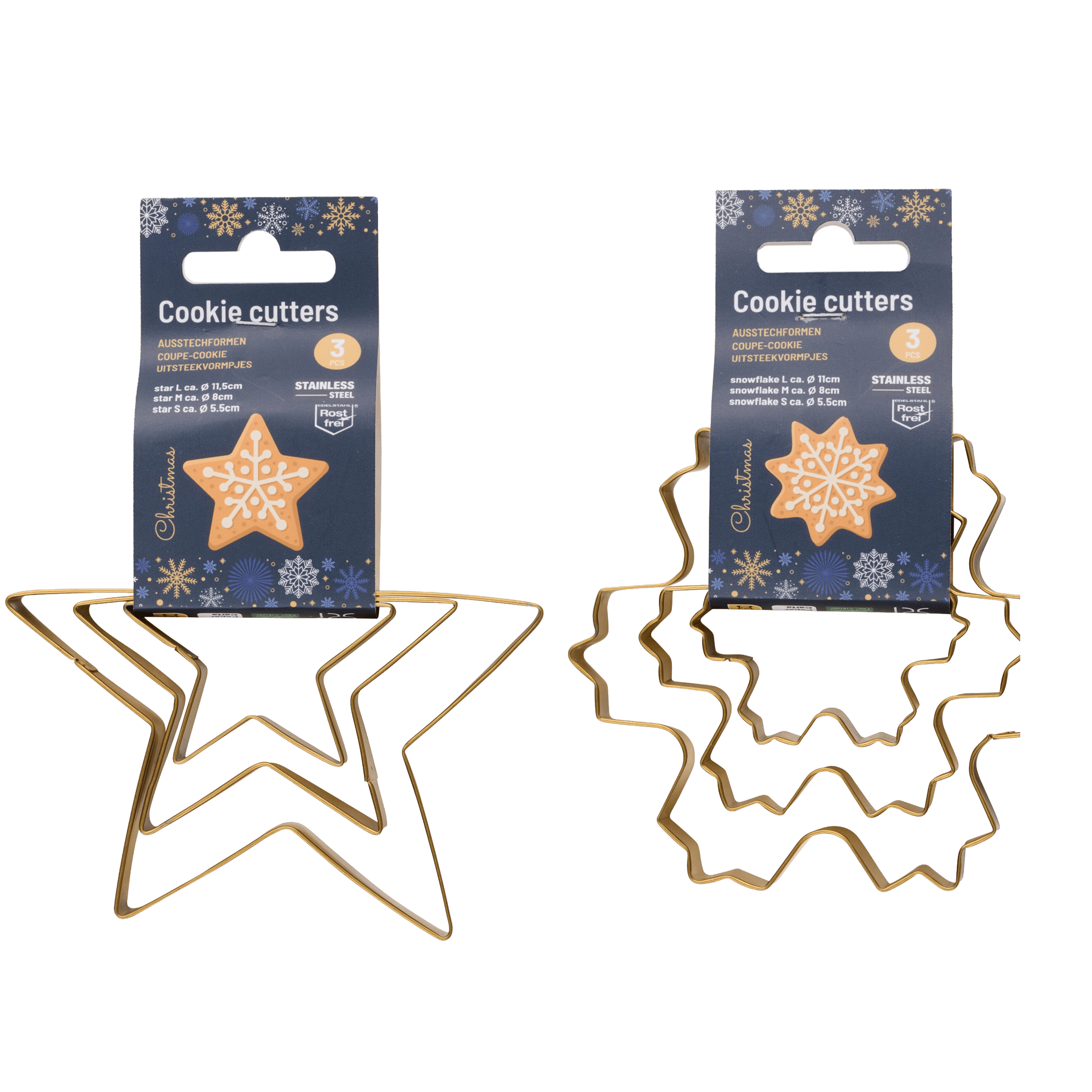 Alpina Ster Koekjesuitstekers Kaart 3 st