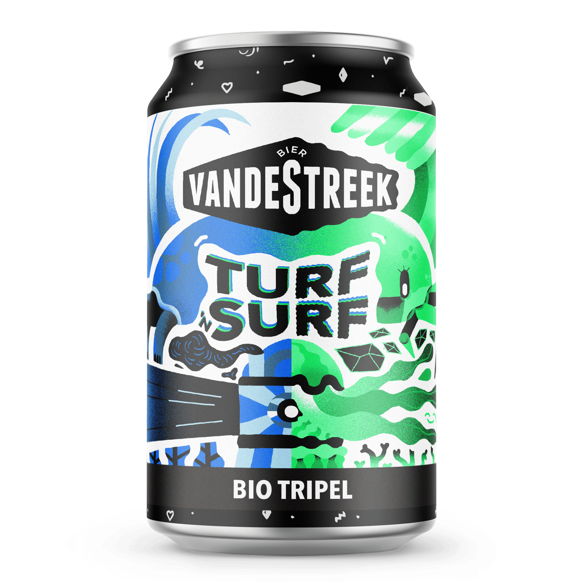Vandestreek Turf N Surf Tripel Bio Blik 330 ml