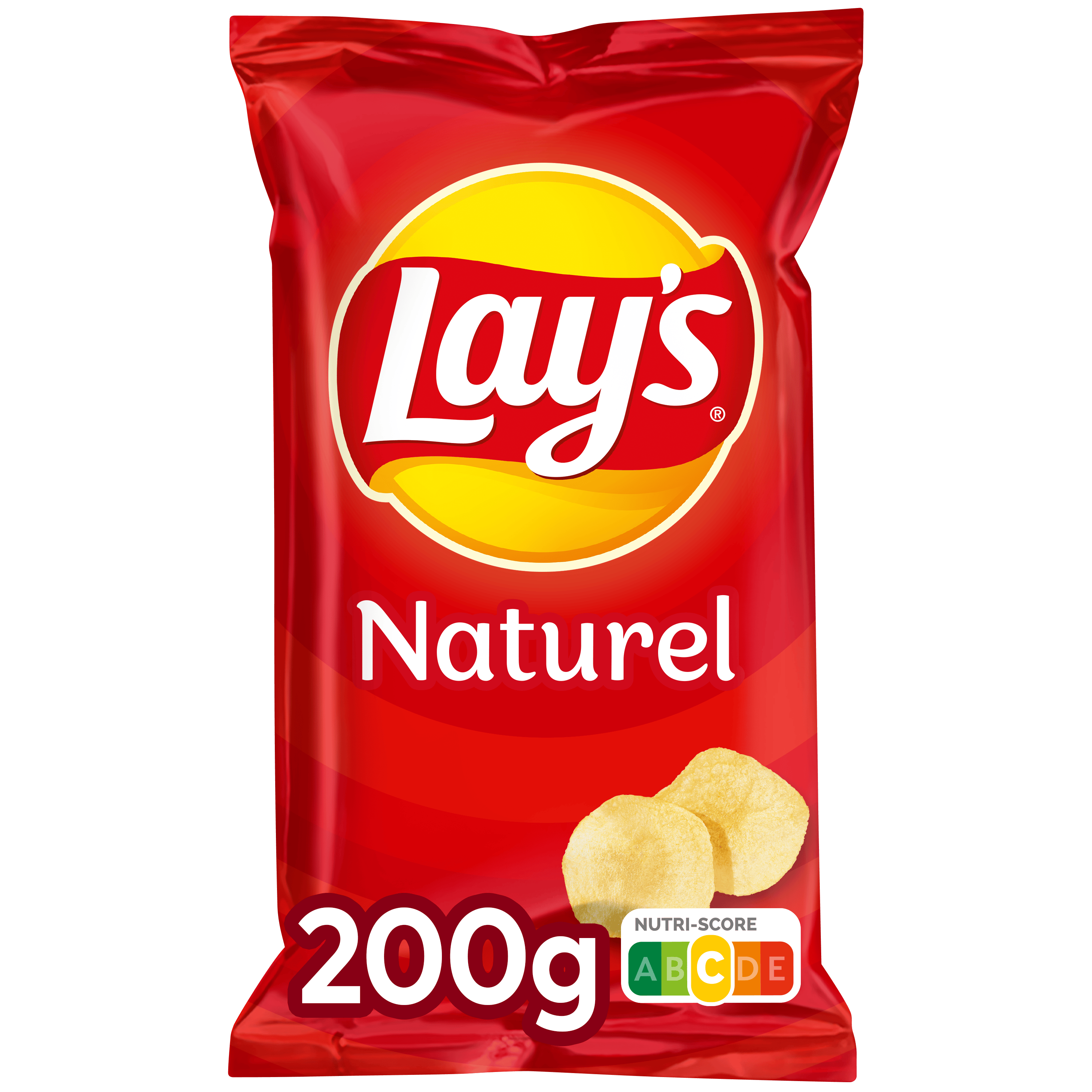 Lays Flatchips Naturel Zak 200 g