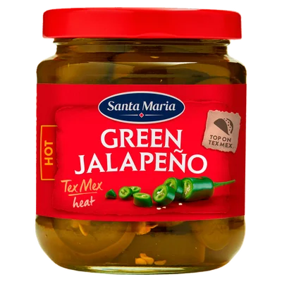 Santa maria Green Jalapenos Pot 215 g