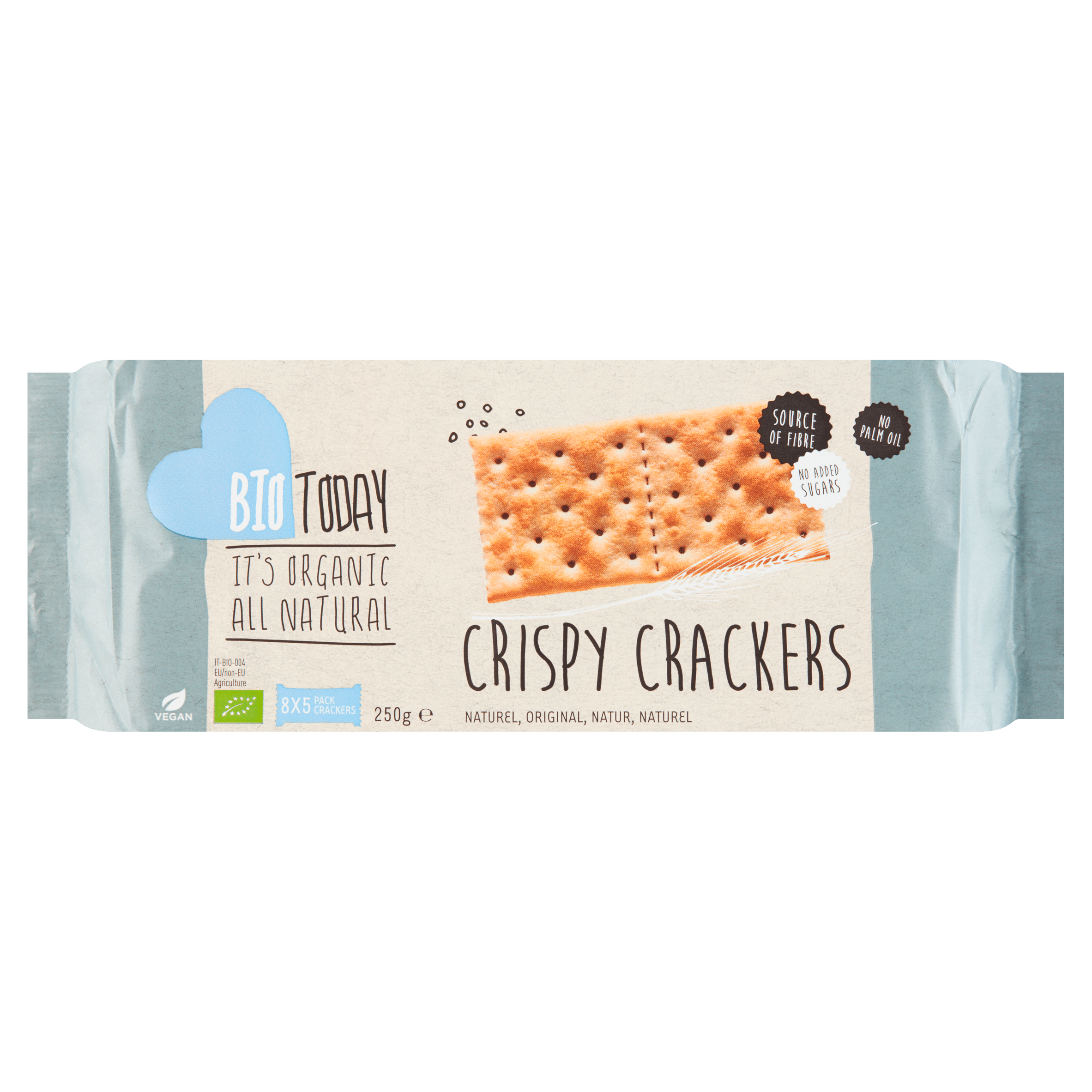 BioToday Crispy cracker original bio Zak 250 g
