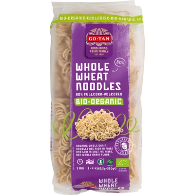 Go-Tan Volkoren noodles biologisch Zak 250 g