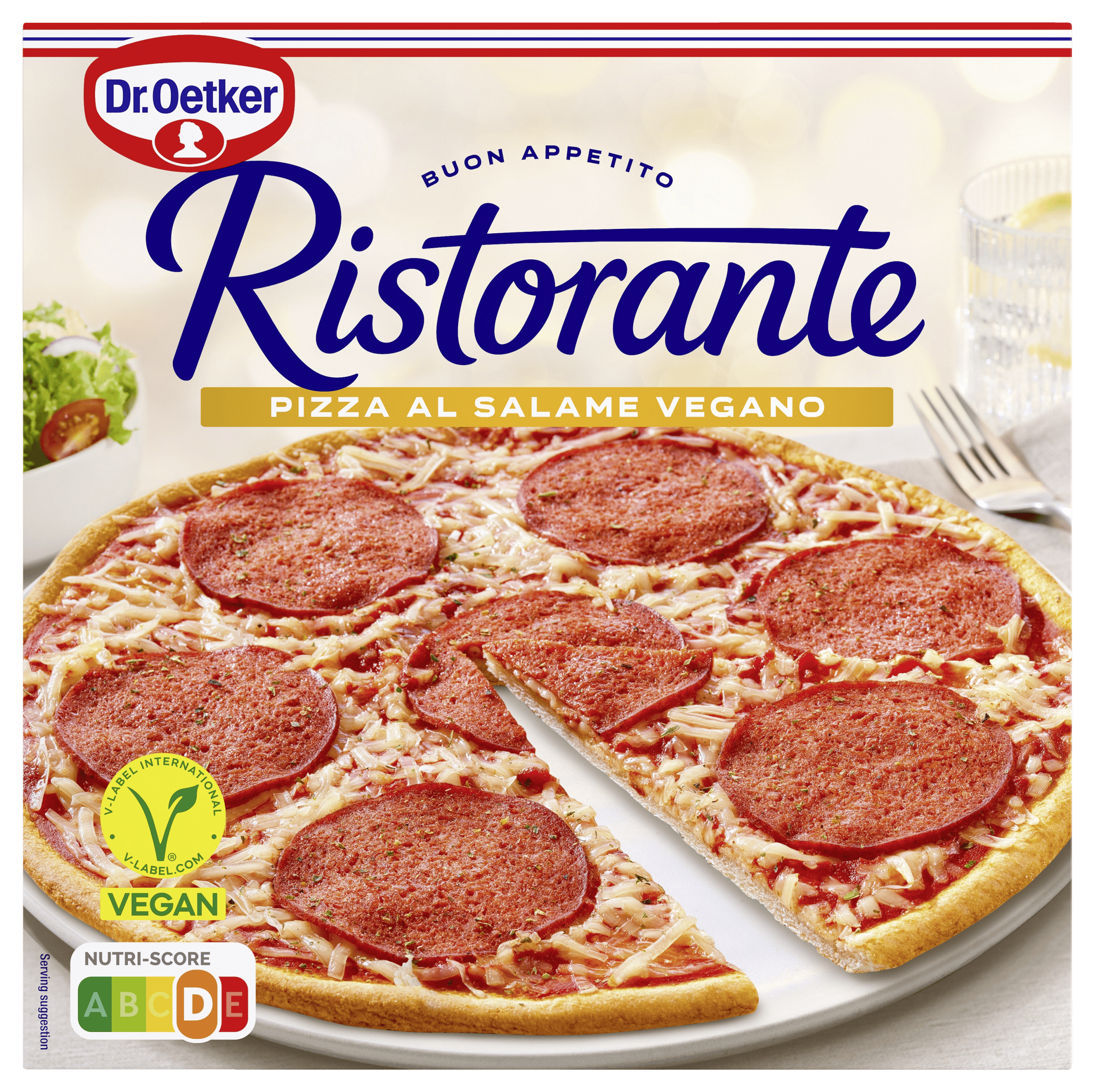 Dr. Oetker Ristorante pizza al salami vegan Doos 295 g