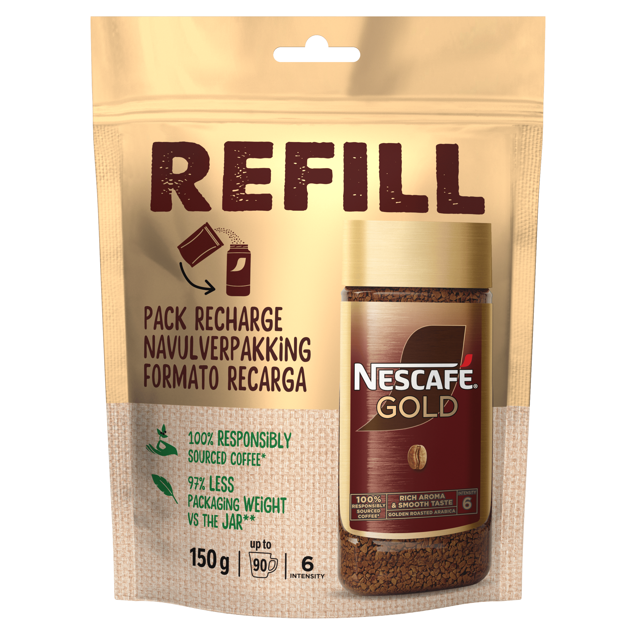 Nescafe Gold refill bag Stazak 150 g