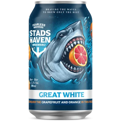STADSHAVEN Great White Blik 330 ml