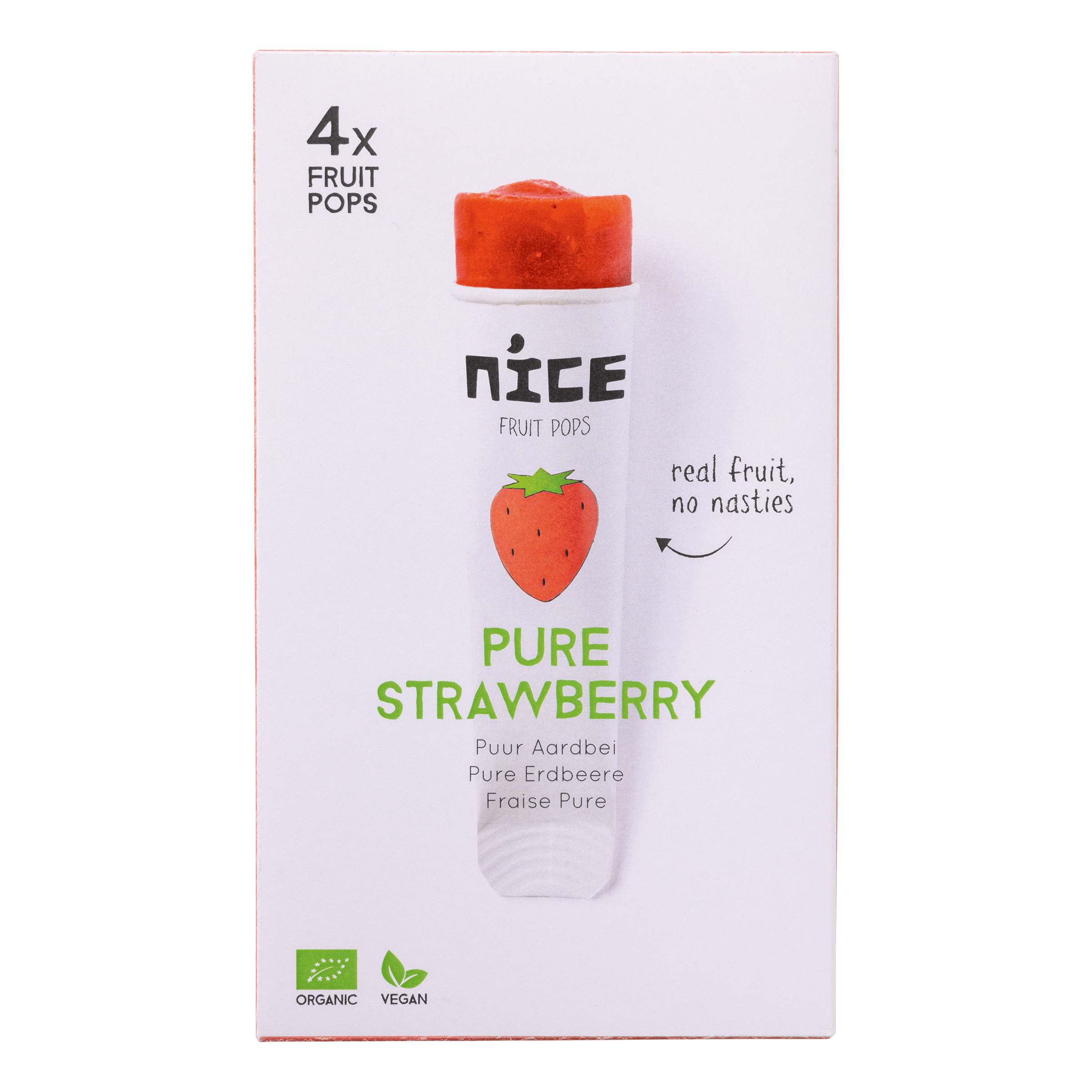 Nice Knijpijs Aardbei Doos 240 ml