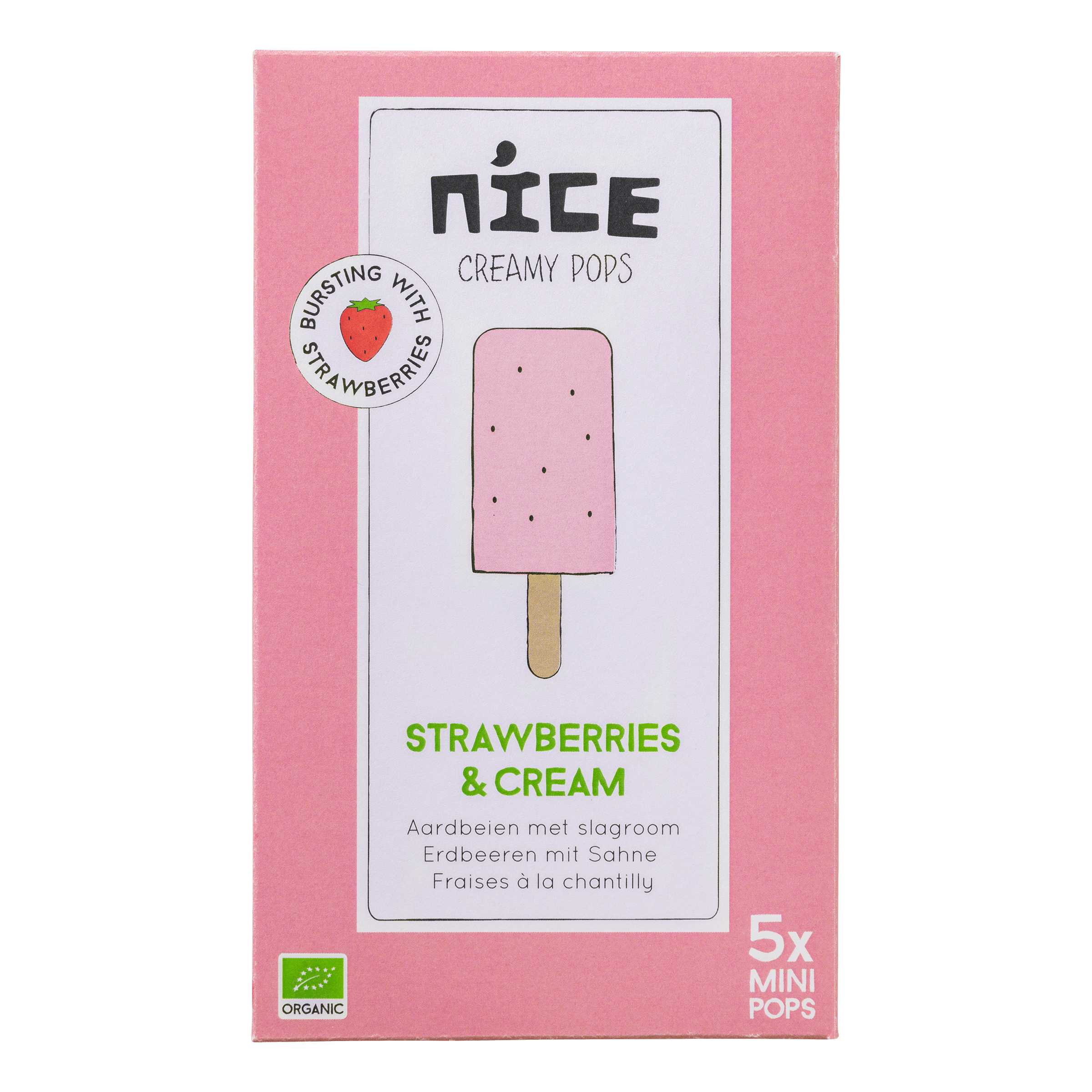 Nice Aardbeien met Slagroom Doos 225 ml