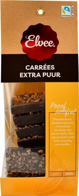 Elvee Carrees extra puur Zak 150 g