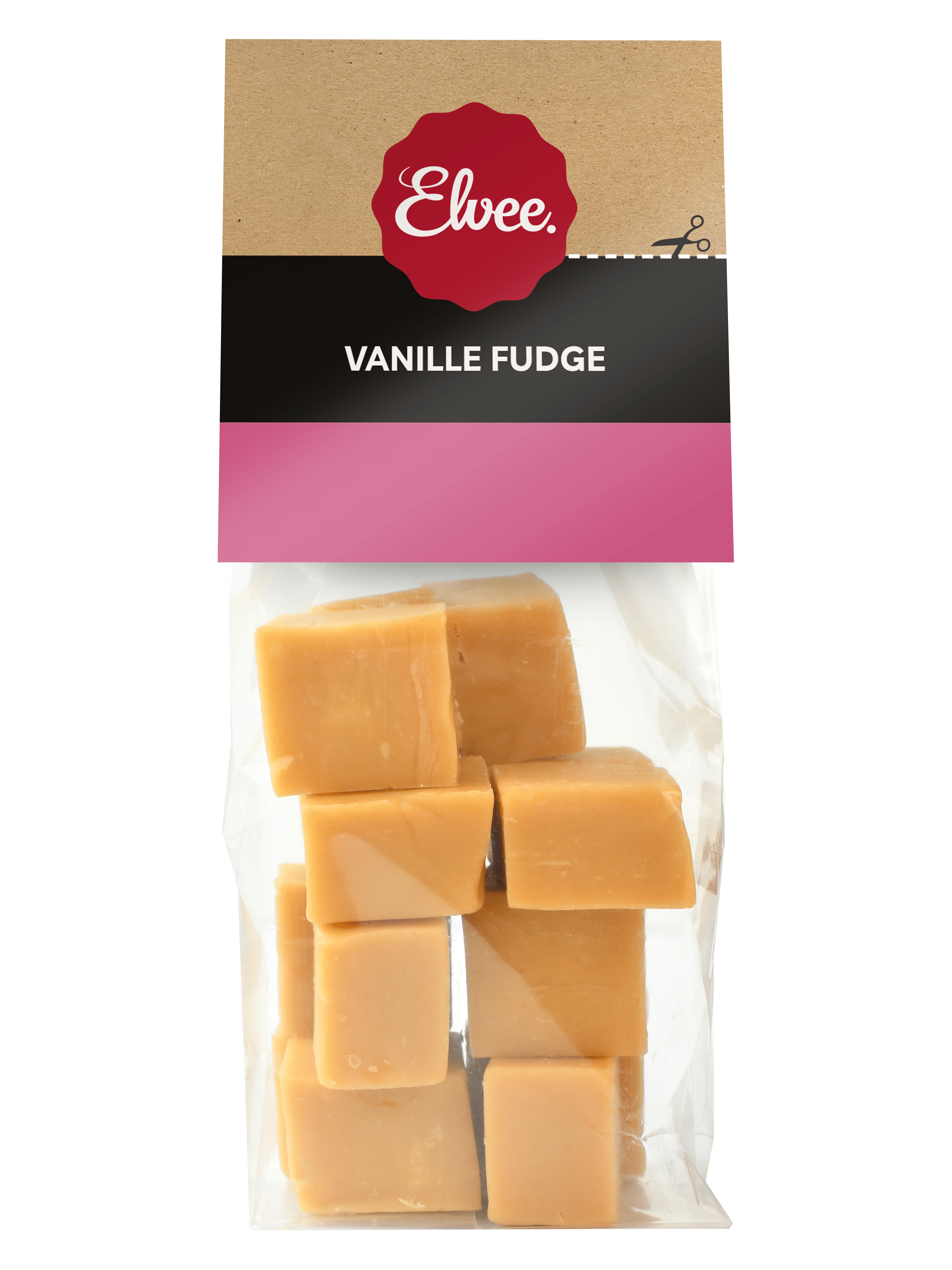 Elvee Vanille fudge Zak 220 g