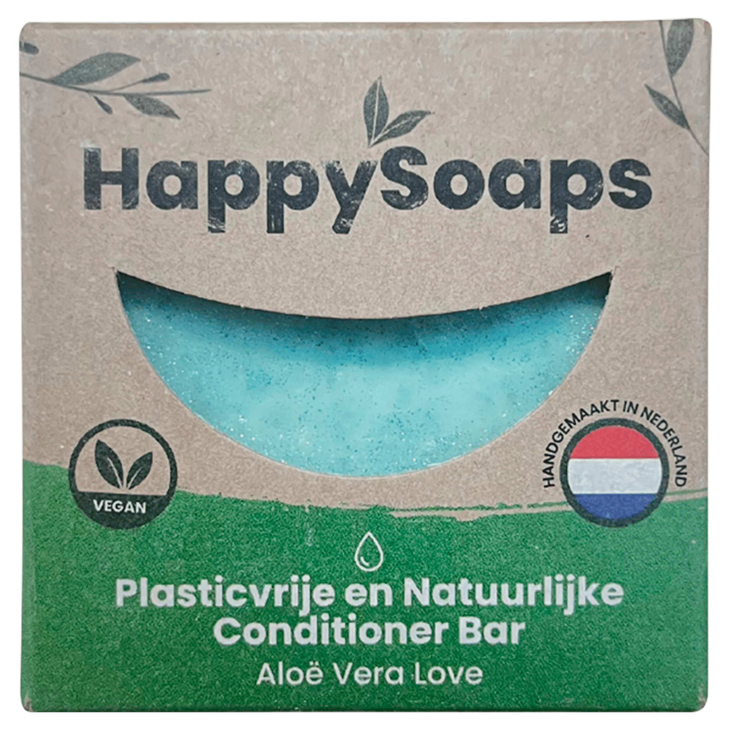 HappySoaps Aloe vera love conditioner bar Doos 65 g