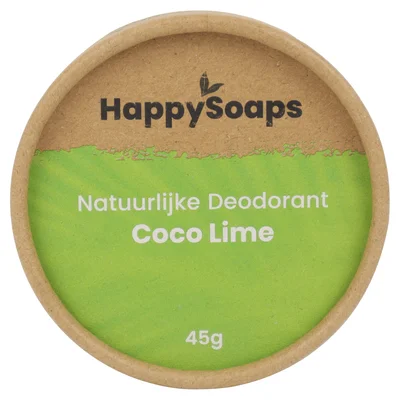 HappySoaps Kokos en limoen deo Doos 50 ml