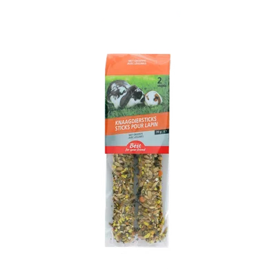 Best For Your Friend Knaagdiersticks met groente Kaart 2 st