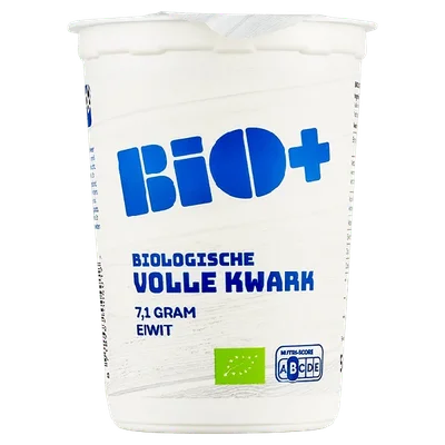 BIO+ Volle kwark Beker 500 g