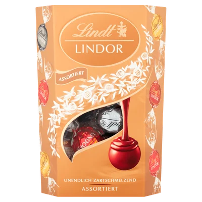 Lindt Lindor Cornet Silver Doos 200 g