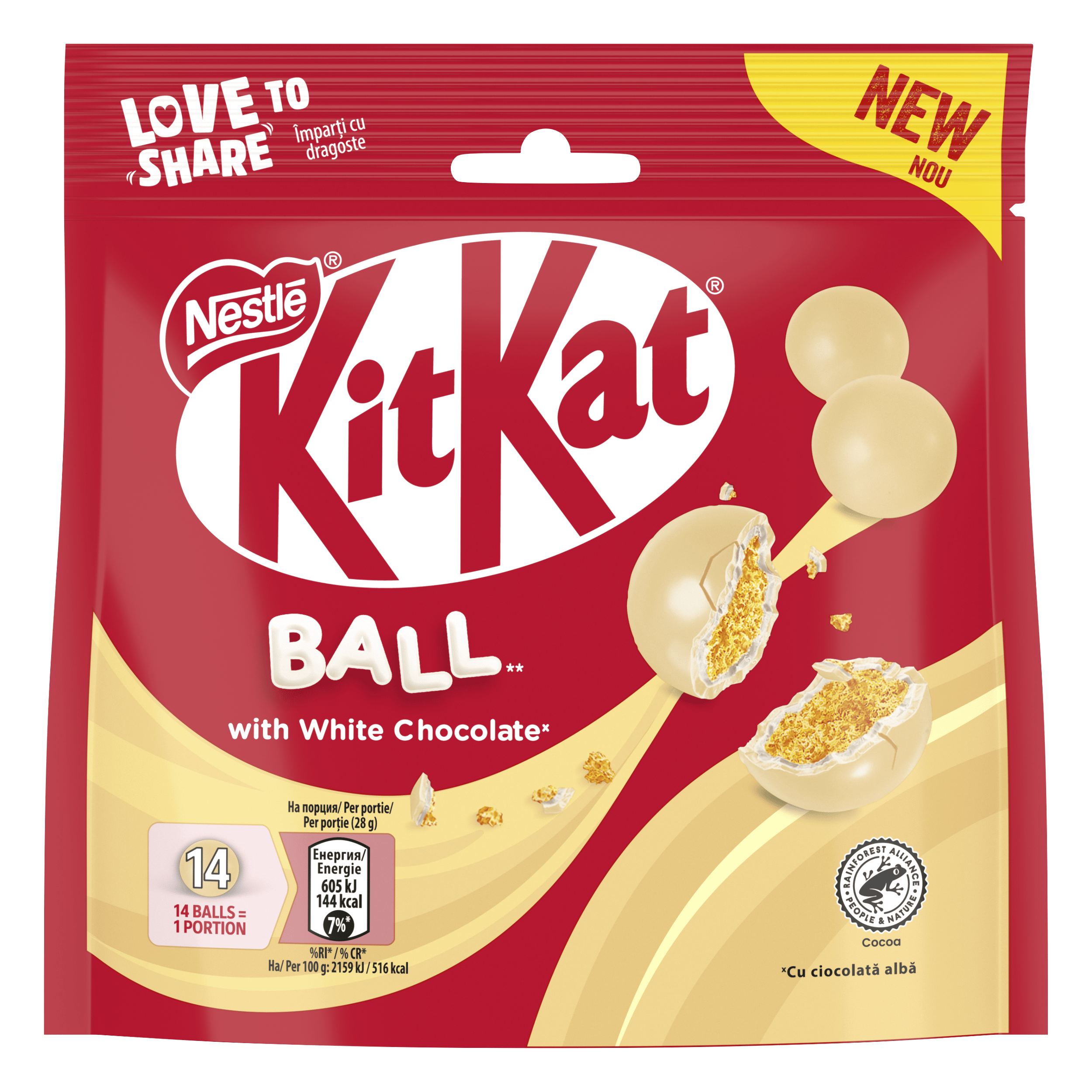 KitKat Kitkat balls wit Zak 140 g