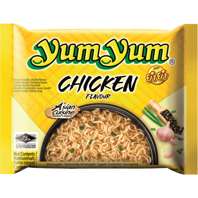 Yum Yum Instant noedels garnalensmaak 5 st Wikkel 300 g