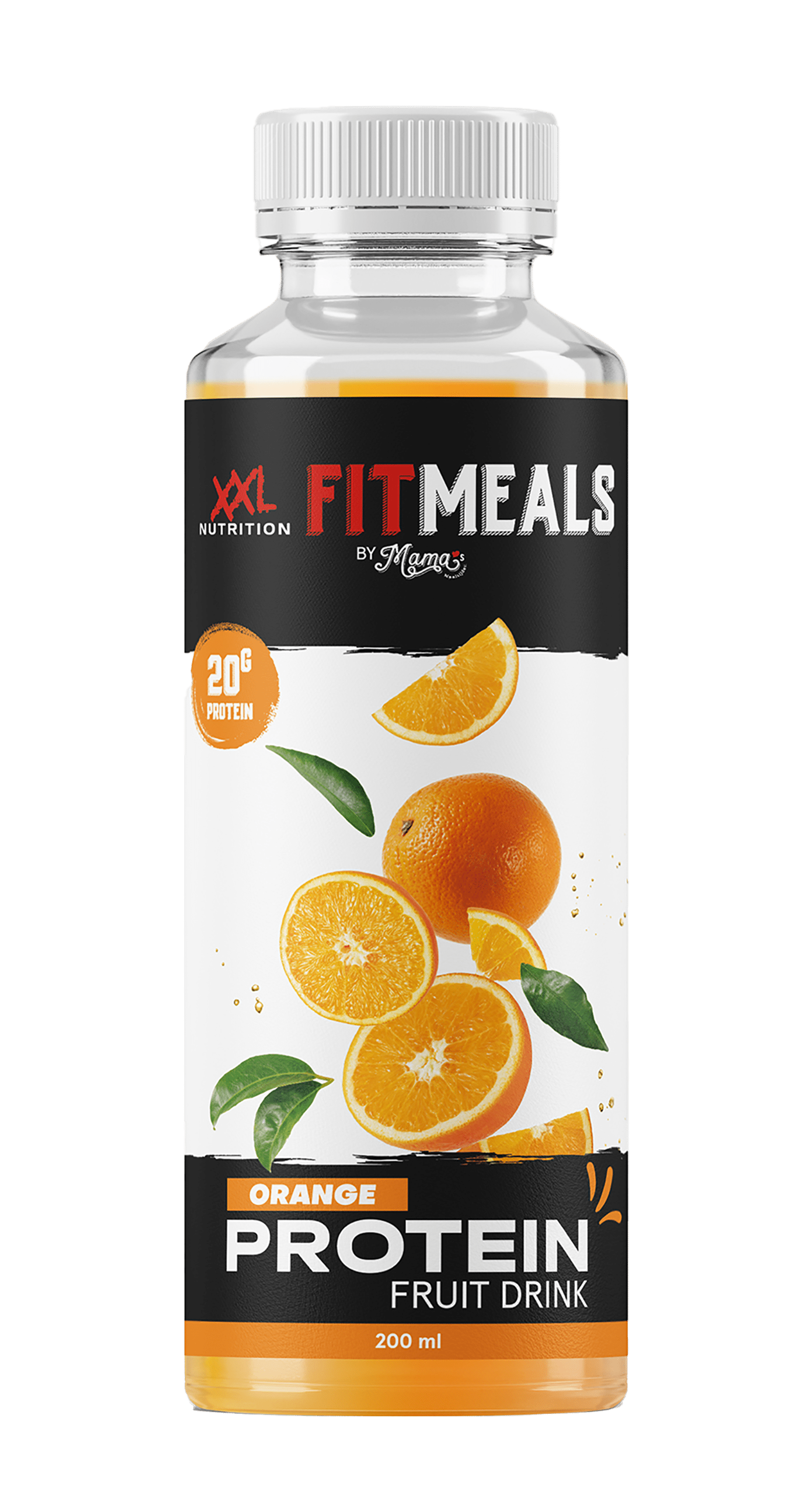 Fitmeals Drink proteine sinaasappel Fles 200 ml