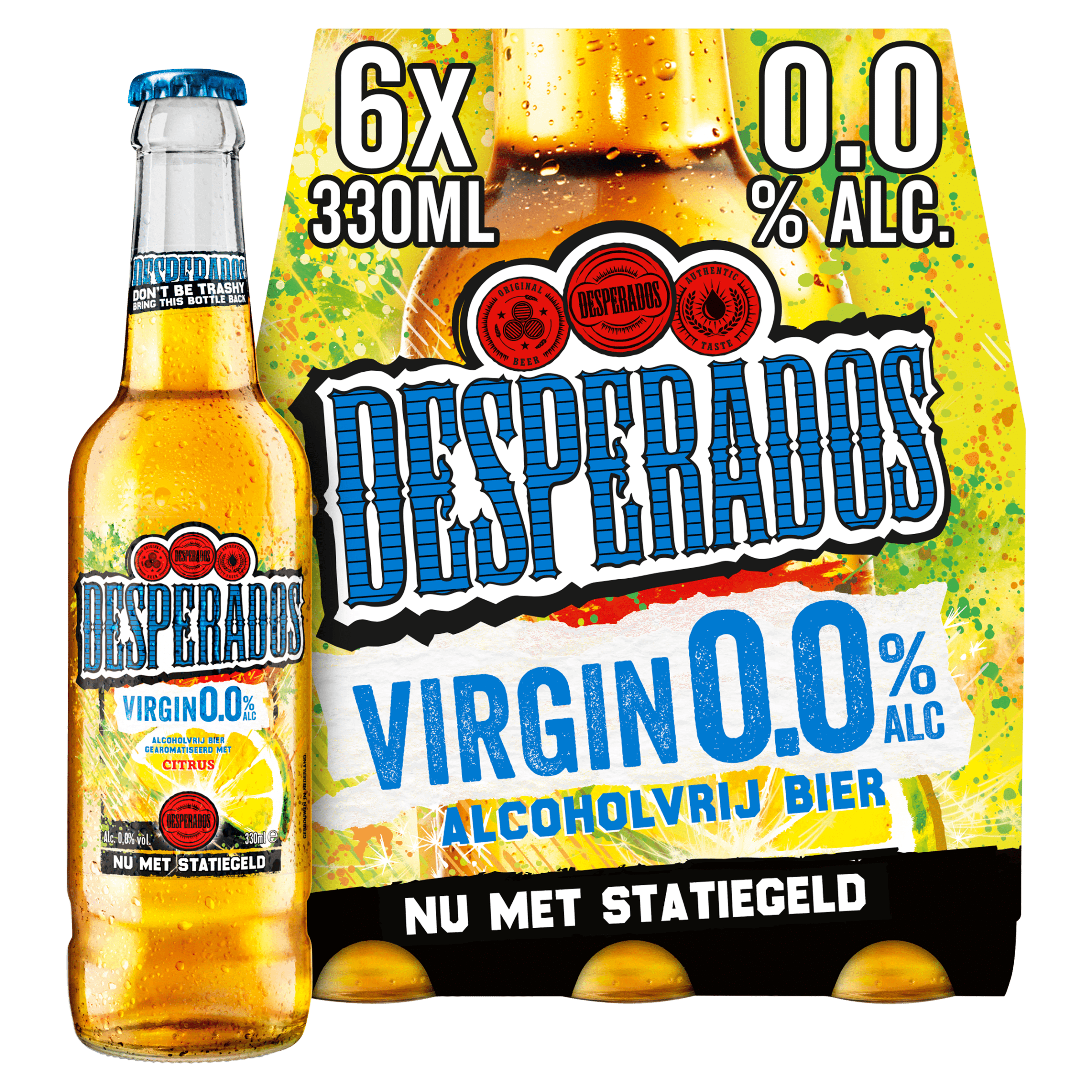 Desperados Virgin 0.0 bier fles Set 1980 ml