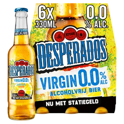 Desperados Virgin 0.0 bier fles Set 1980 ml