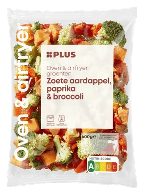PLUS Oven Airfryer groenten zoet aard papr Zak 600 g