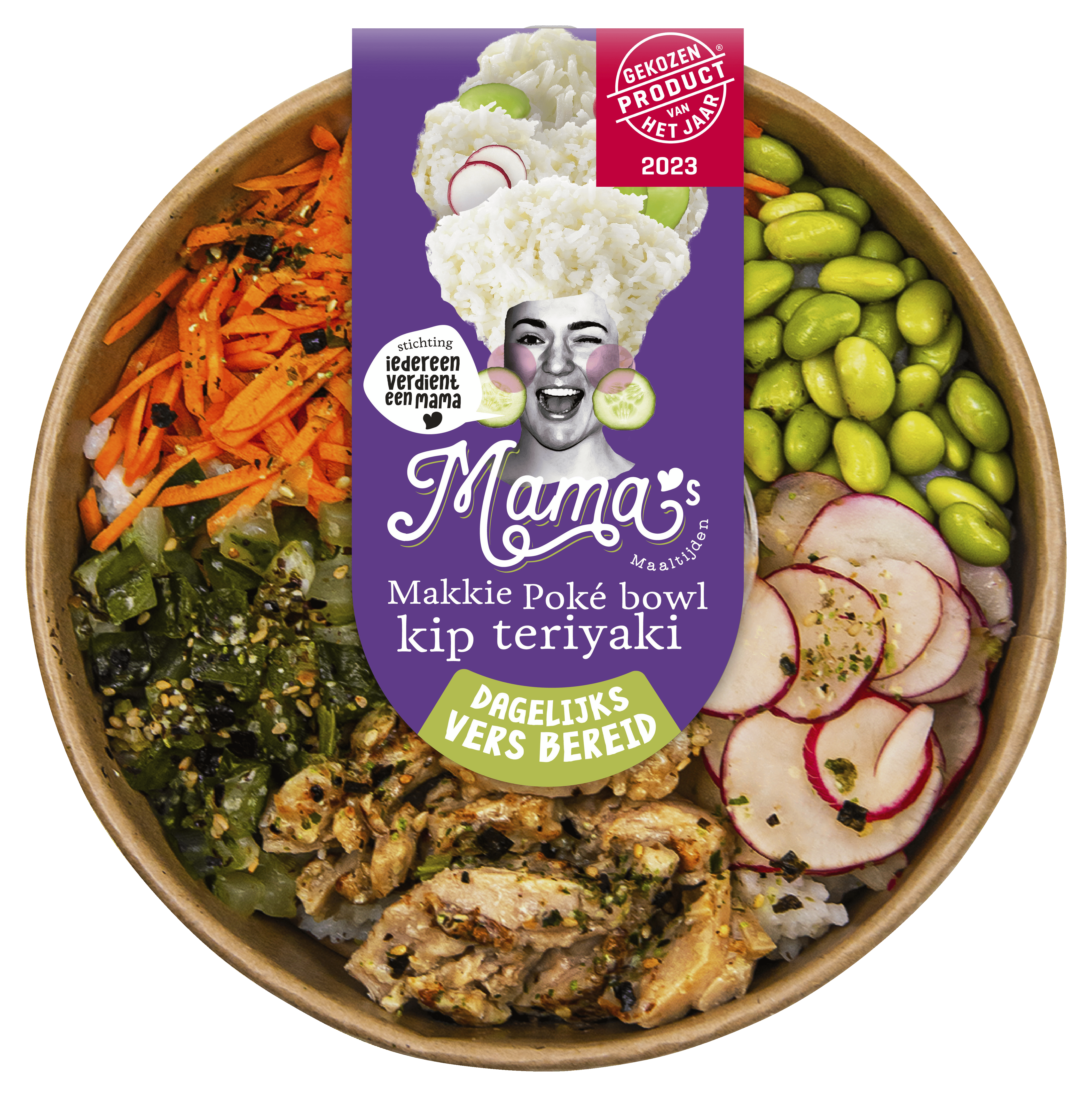 Mama's Maaltijden Midi Poké bowl tonijn Bakje 270 g