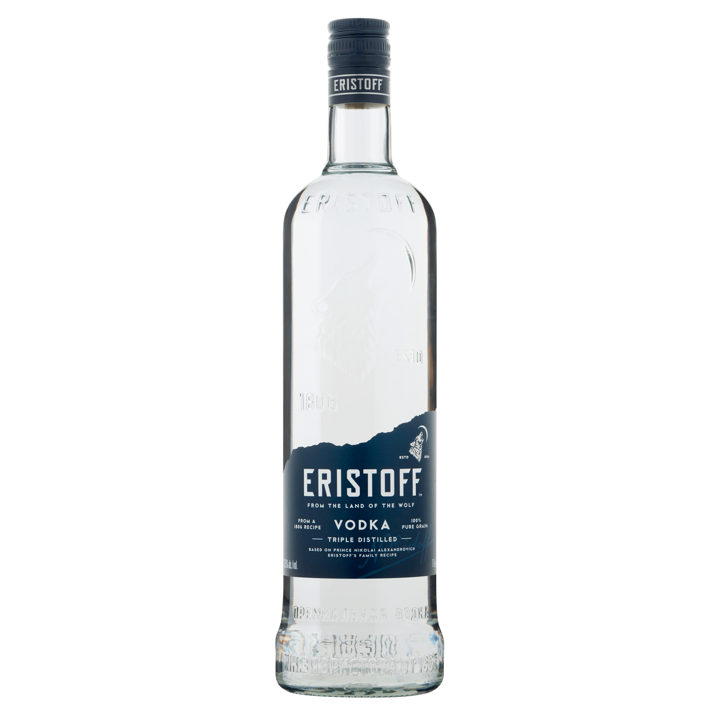Eristoff Vodka 37,5% Fles 1000 ml