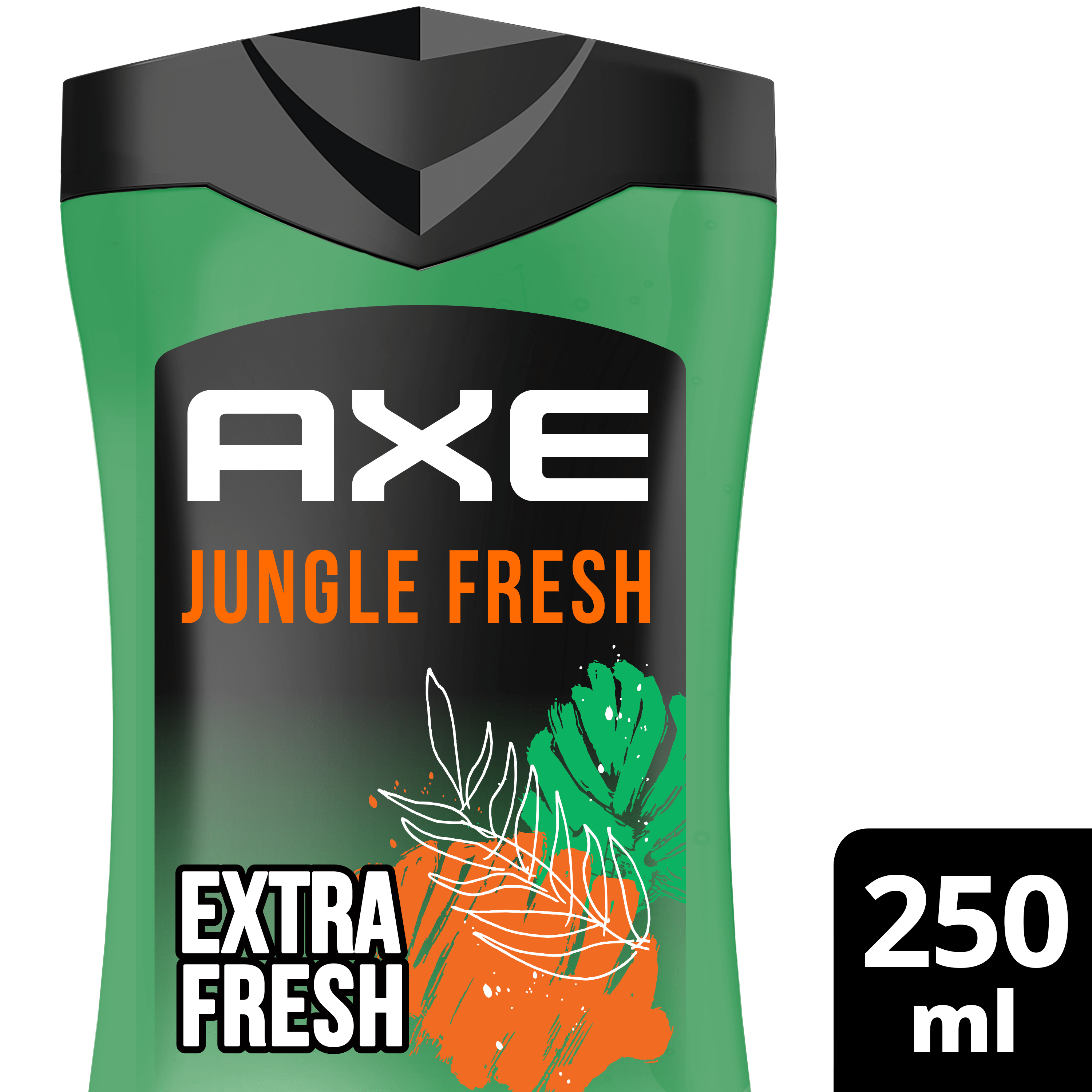 Axe 3-in-1 douchegel jungle fresh Fles 250 ml