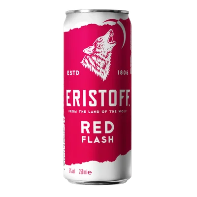 Eristoff Red Flash Blik 250 ml