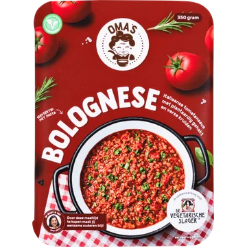 Oma's Bolognesesaus Bakje 350 g