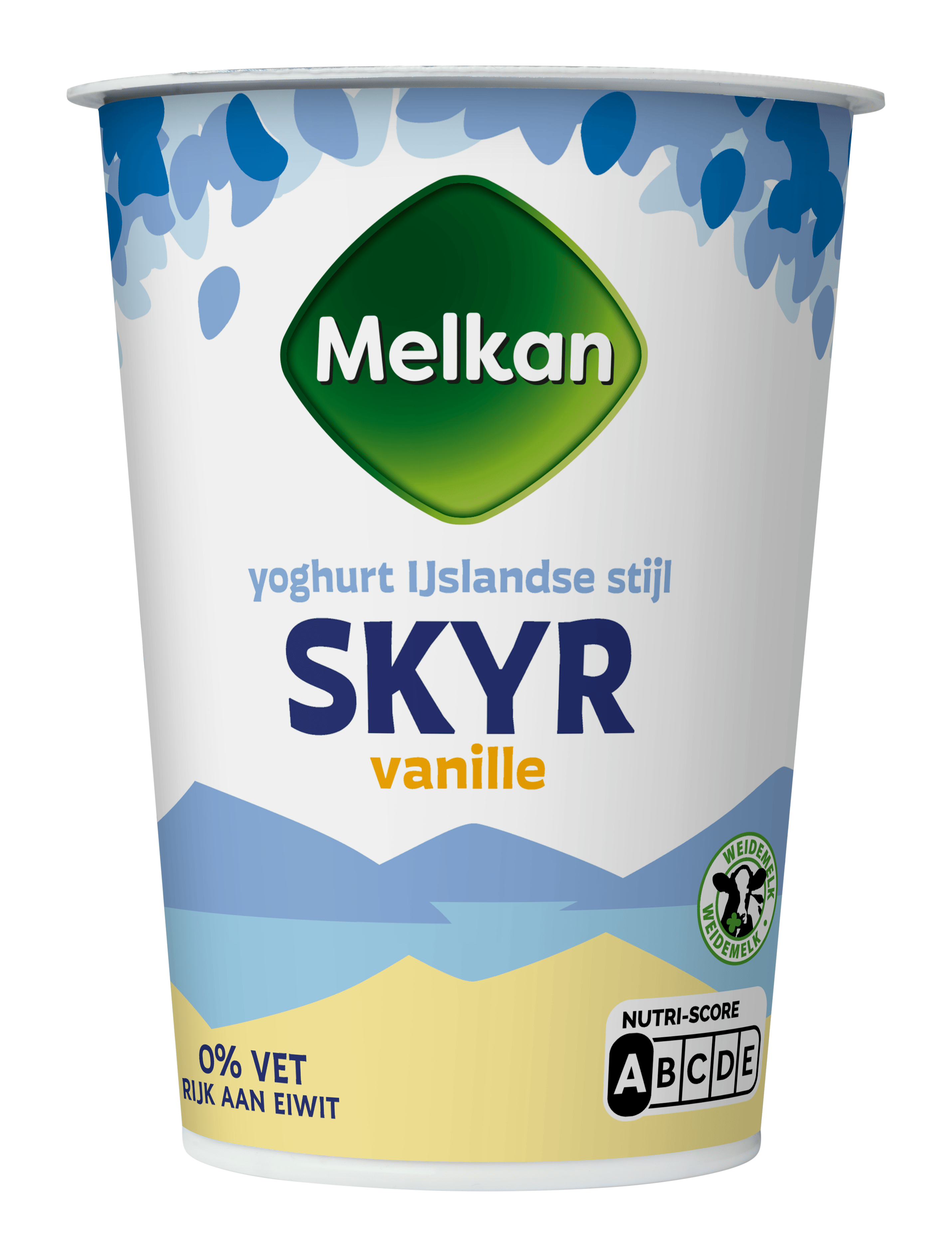Melkan Skyr vanille Beker 500 g