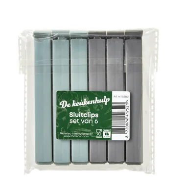 De keukenhulpjes Sluitclips per 6 Stuk 1 st