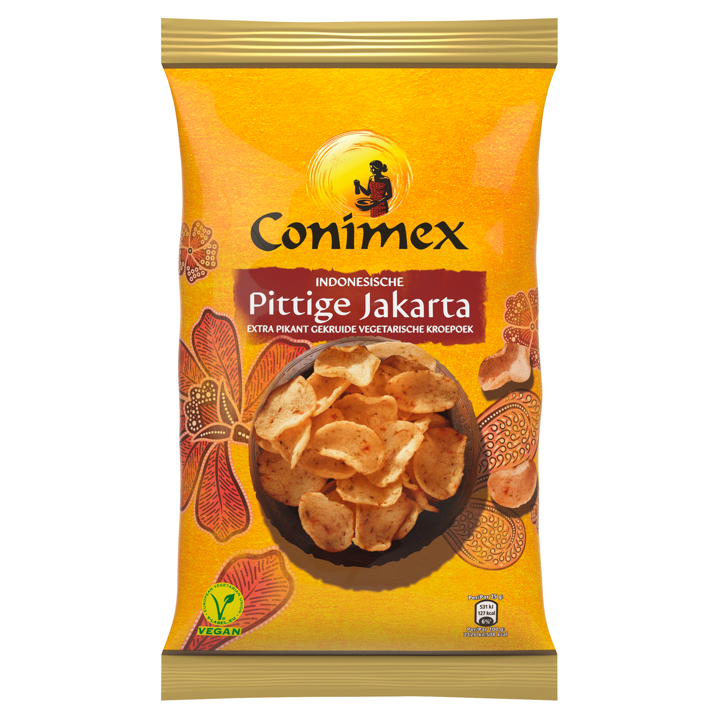 Conimex Kroepoek spicy Jakarta Zak 75 g
