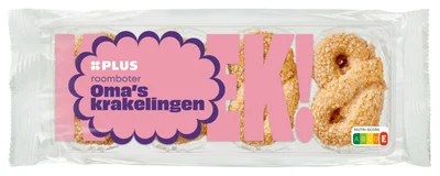 PLUS Oma's Krakelingen Roomboter Tray 12 st