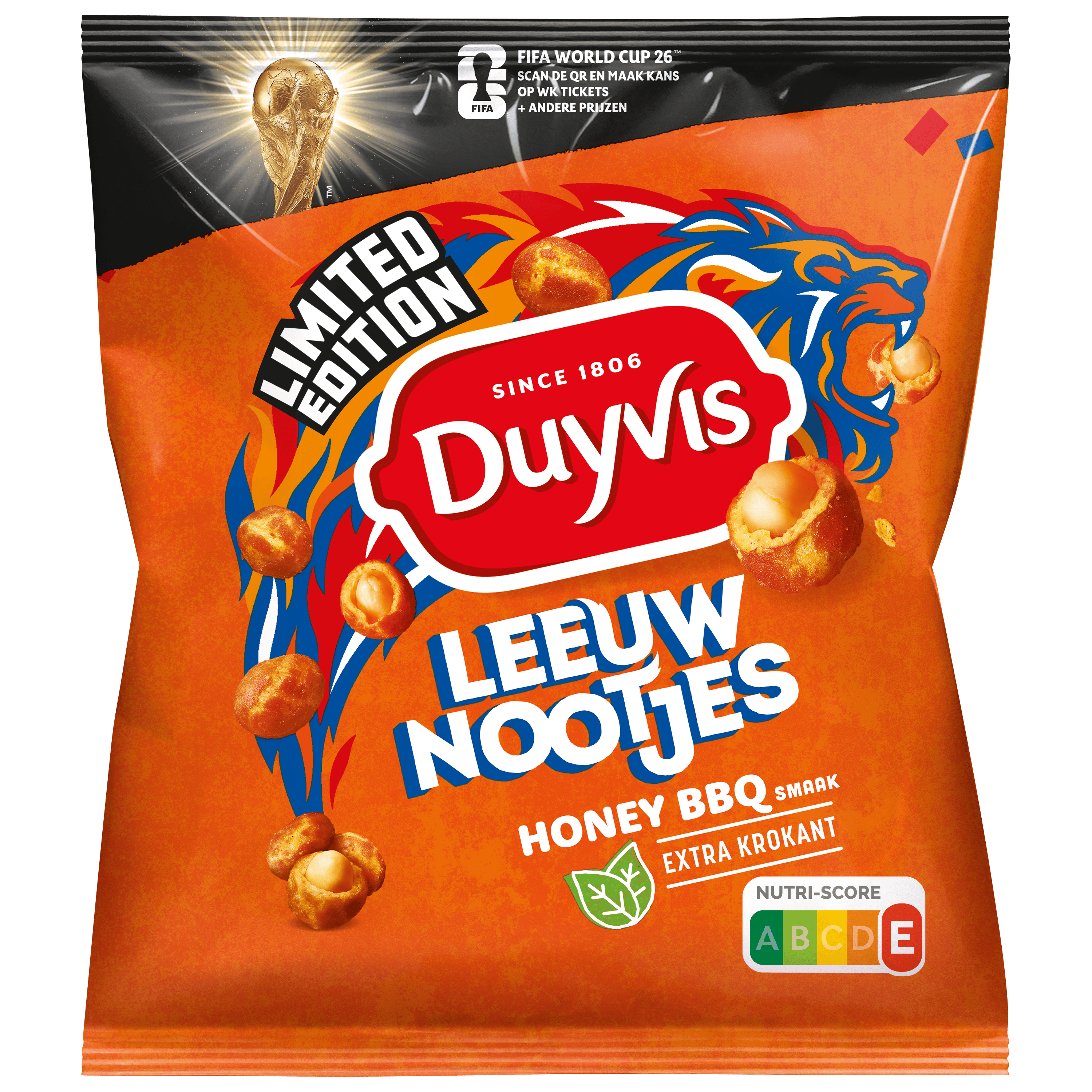 Duyvis Leeuwnootjes Honey BBQ Zak 275 g