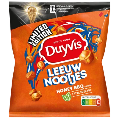 Duyvis Leeuwnootjes Honey BBQ Zak 275 g