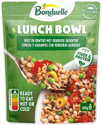 Bonduelle Lunch Bowl Mix Groente/Spelt Stazak 250 g