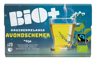 BIO+ Thee kruidenmelange avondschem Doos 20 st