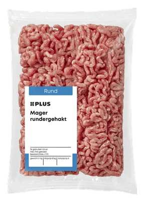 PLUS Mager rundergehakt Zak 300 g