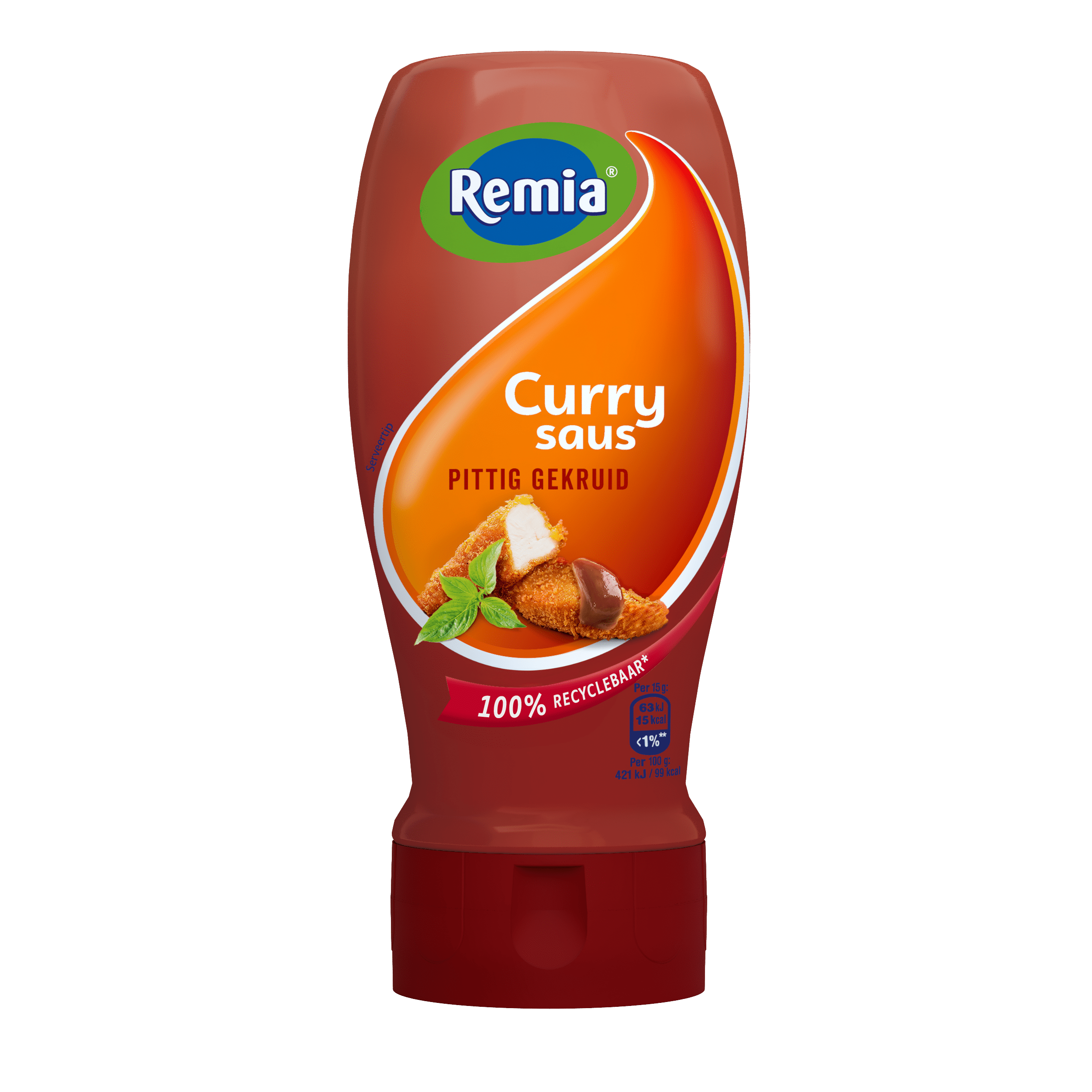 Remia Curry Topdown mini Fles 300 ml
