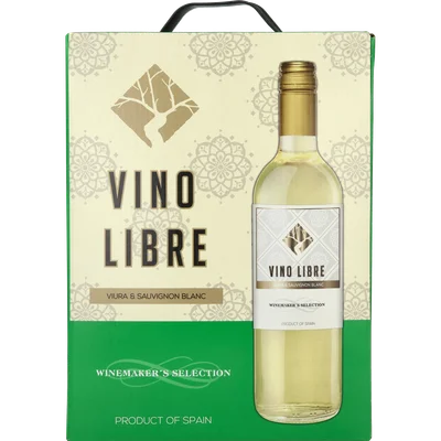 Vino Libre Wit wijntap Bag-in-box 3000 ml
